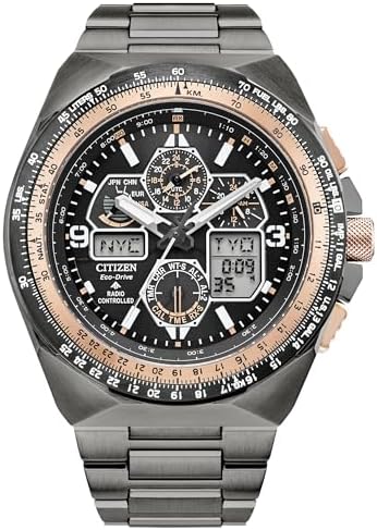 Amazon.com: Citizen Eco-Drive Tsuki-yomi A-T Green Dial Super
